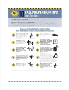 10 Fall Prevention Tips for Seniors