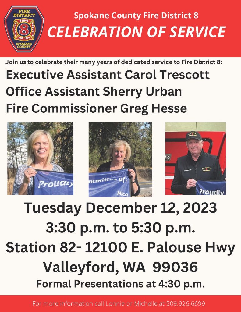 Celebration of Service – Spokane County Fire District 8